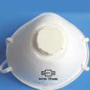 防尘杯型口罩 帯阀FFP1,防尘口罩,防护口罩